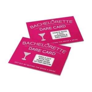 Bachelorette Dare juego de cartas de fiesta noche de