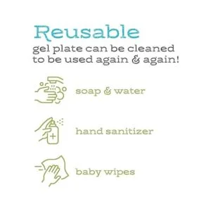 Gel Press placa de gel de impresión Transparente