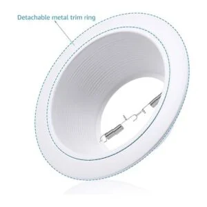 Paquete de 4 de 6 pulgadas con luz empotrada en lata con_2