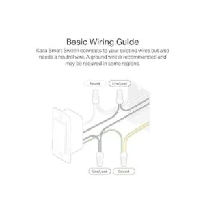 Interruptor de luz inteligente WiFi de Kasa por TPLink