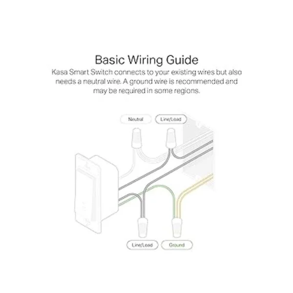 Interruptor de luz inteligente WiFi de Kasa por TPLink