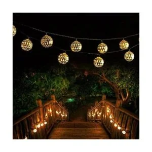 Tira de luces LED con carga solar Dephen para decoración