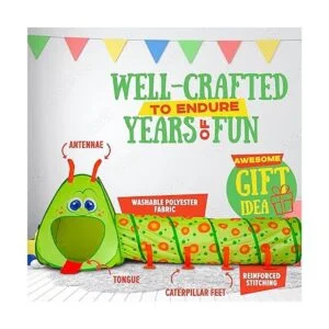 Carpa y túnel para niño con forma de oruga juego de 2_5