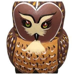 Moonmo Juego de 10 muñecas rusas de madera hechas a mano_5