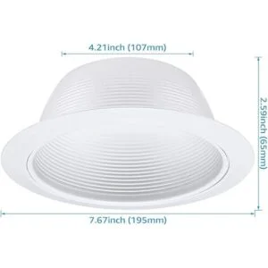 Paquete de 4 de 6 pulgadas con luz empotrada en lata con_3