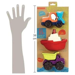 B. toys by Battat Mini Toy Cars Vehículos acuáticos y_6