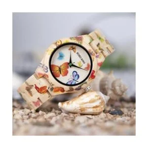 BOBO BIRD Reloj de bambú para mujer con grabado de_4