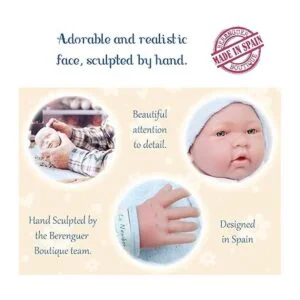 JC Toys La Newborn Muñeca con aspecto real de bebé 15_3
