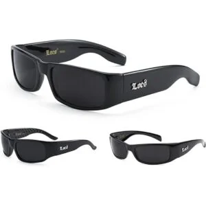 3 Pack locomotoras Mens Hardcore Shades Negro Oscuro Urban_1
