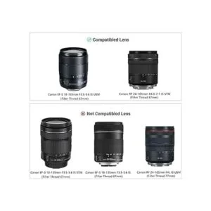 JJC Protector de pantalla reversible para parasol de lente_2