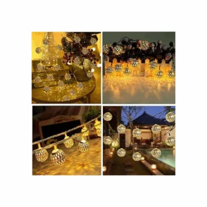 Tira de luces LED con carga solar Dephen para decoración