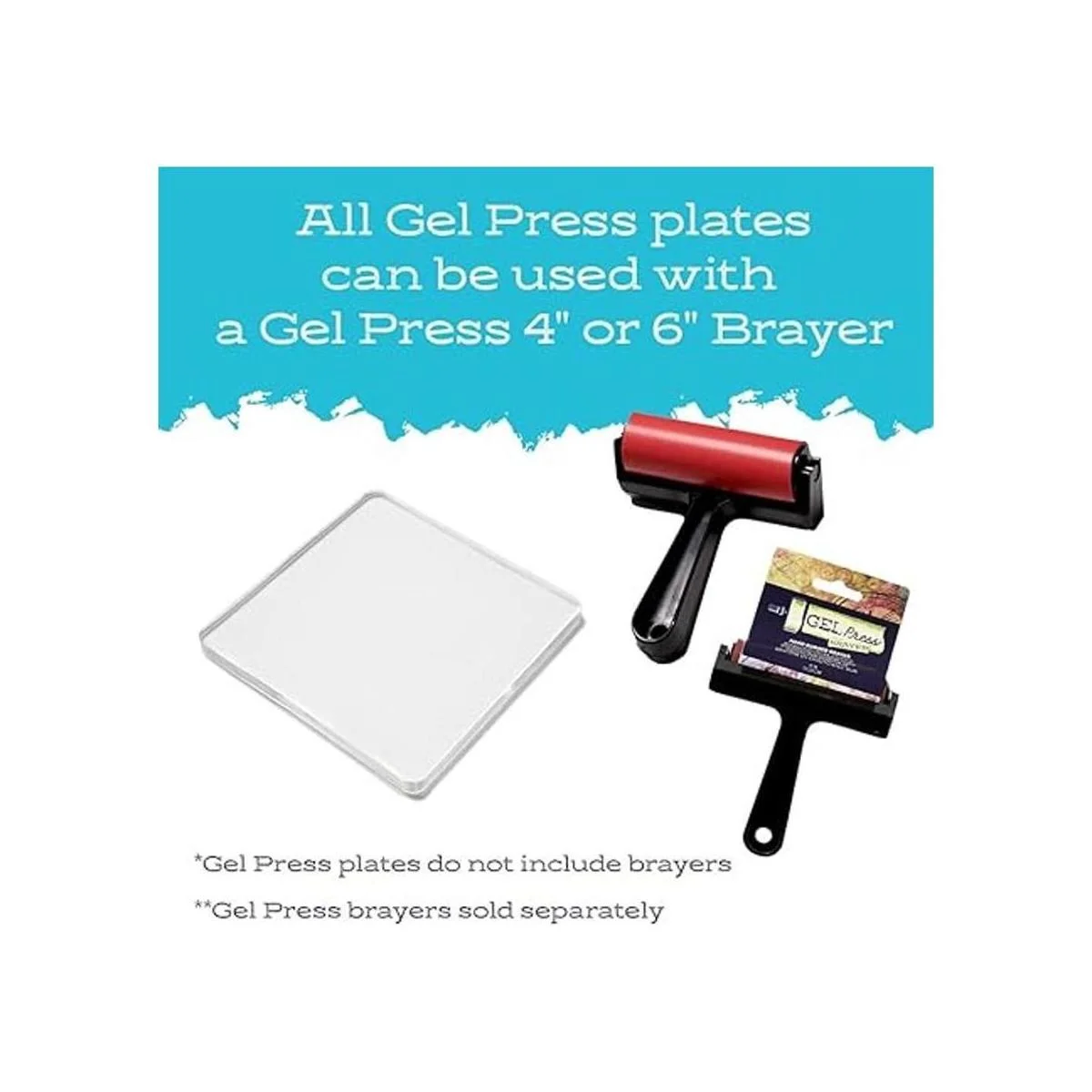 Gel Press placa de gel de impresión Transparente