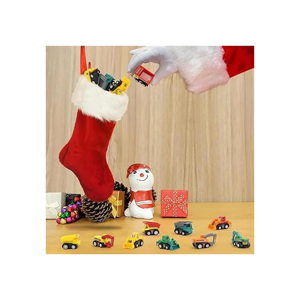 Juego de vehículos de construcción que se empujan para_3