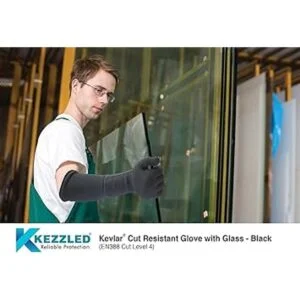 KEZZLED Mangas protectoras de corte Kevlar resistentes al_4