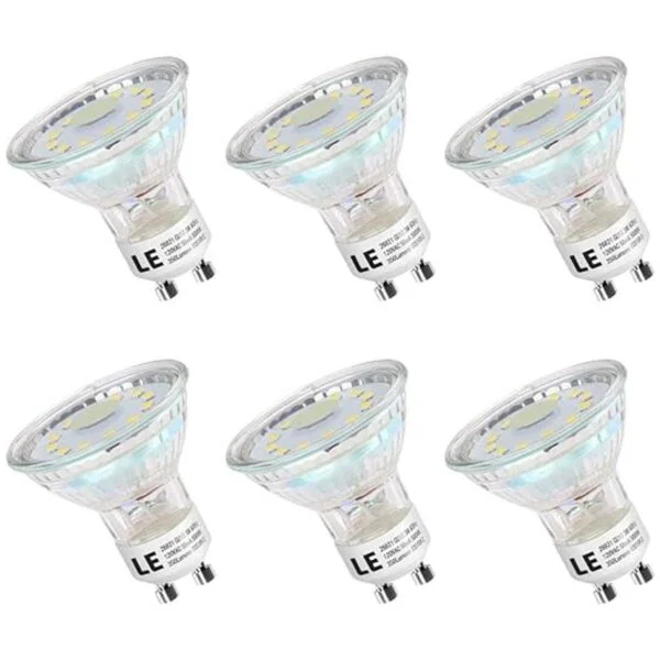 LE Bombillas LED GU10 equivalentes a halógenas de 50 W