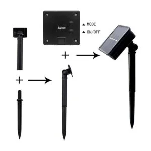 Tira de luces LED con carga solar Dephen para decoración