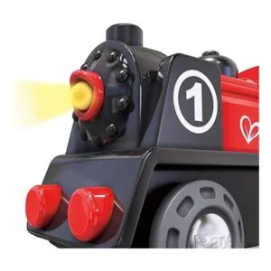 Hape Motor de ferrocarril de madera número 1 para niños