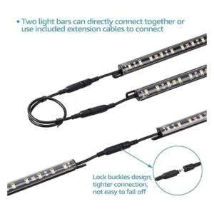 TORCHSTAR kit de iluminación LED segura 6 barras de luz_5