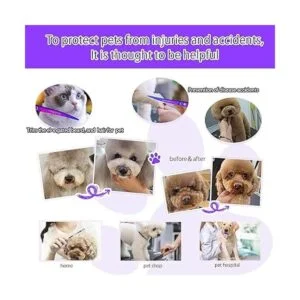 Purple Dragon Juego de 4 tijeras profesionales de aseo