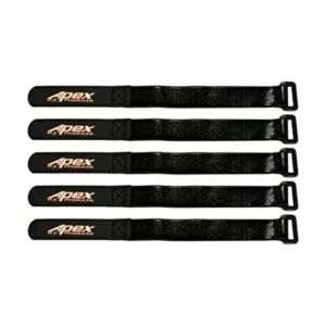 5 Unidades 16 mm x 200 mm HD Batería correas de hule