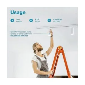 Sunco Lighting PAR38 Bombilla LED 13 vatios equivalente a_3