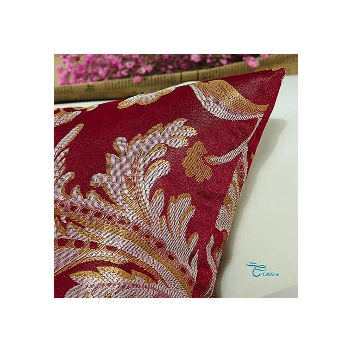 CaliTime Juego de 2 fundas de lona para cojines_5