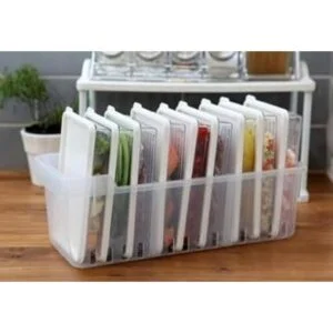 Organizador de refrigerador de cocina bandejas de_2