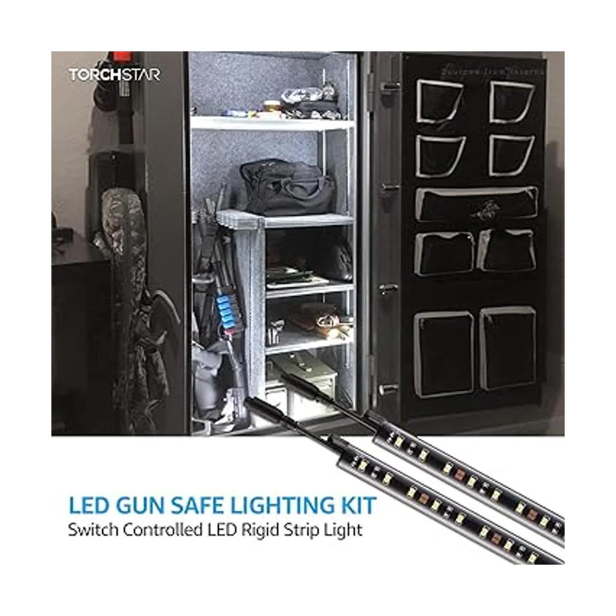 TORCHSTAR kit de iluminación LED segura 6 barras de luz_2