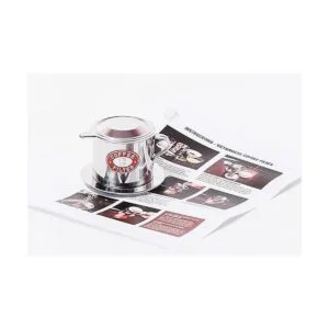 Prensa de filtros de café vietnamita. con inserto de rosca