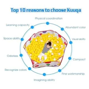 KUUQA Tienda de campaña para niños con bolsa de_6