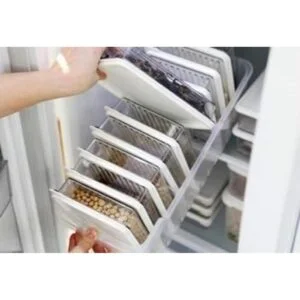 Organizador de refrigerador de cocina bandejas de_3