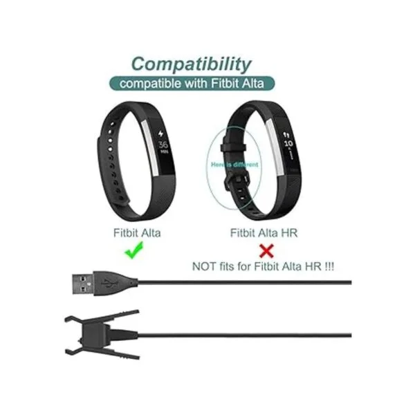 Kissmart Cable de carga compatible con Fitbit Alta no_2