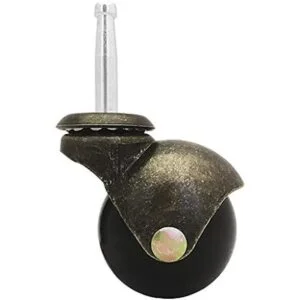 2 latón envejecido Ball Caster Rueda para executive_2