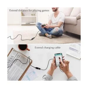 OKRAY Cable de extensión USB paquete de 2 unidades de 6