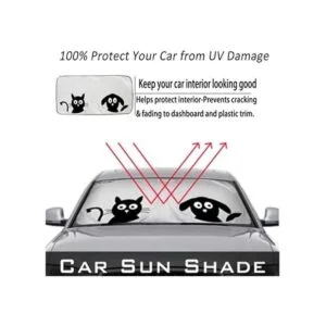 Homeya Parasol para parabrisas de coche ventana frontal_2