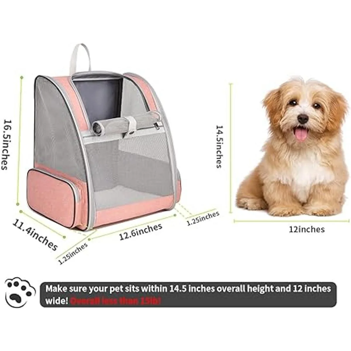 Texsens Innovative Traveler Bubble Backpack Pet Carriers