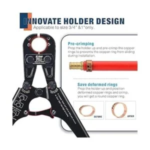 IWISS F1807 Kit de herramientas de prensado de anillo de_5