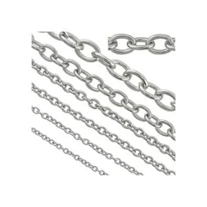 Cadenas de acero inoxidable para bisutería y bricolaje_1