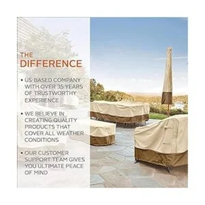 Classic Accessories Veranda Funda para silla y taburete