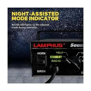SoundAlert Sistema de sirena de policía de 12 V 100 W