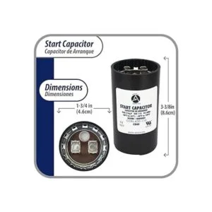 Appli Parts Condensador de arranque del motor 430516 Mfd_2