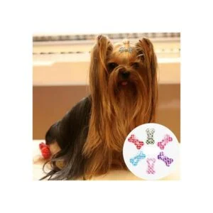 RIMOBUL Mini clip de pelo para mascotas de 1 pulgada_5