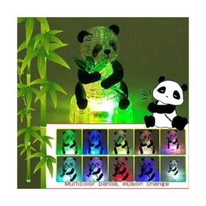Coolplay Rompecabezas de cristal 3D regalos de panda_2