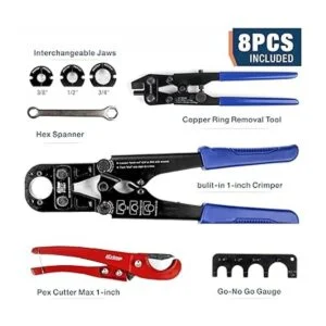 IWISS F1807 Kit de herramientas de prensado de anillo de_2