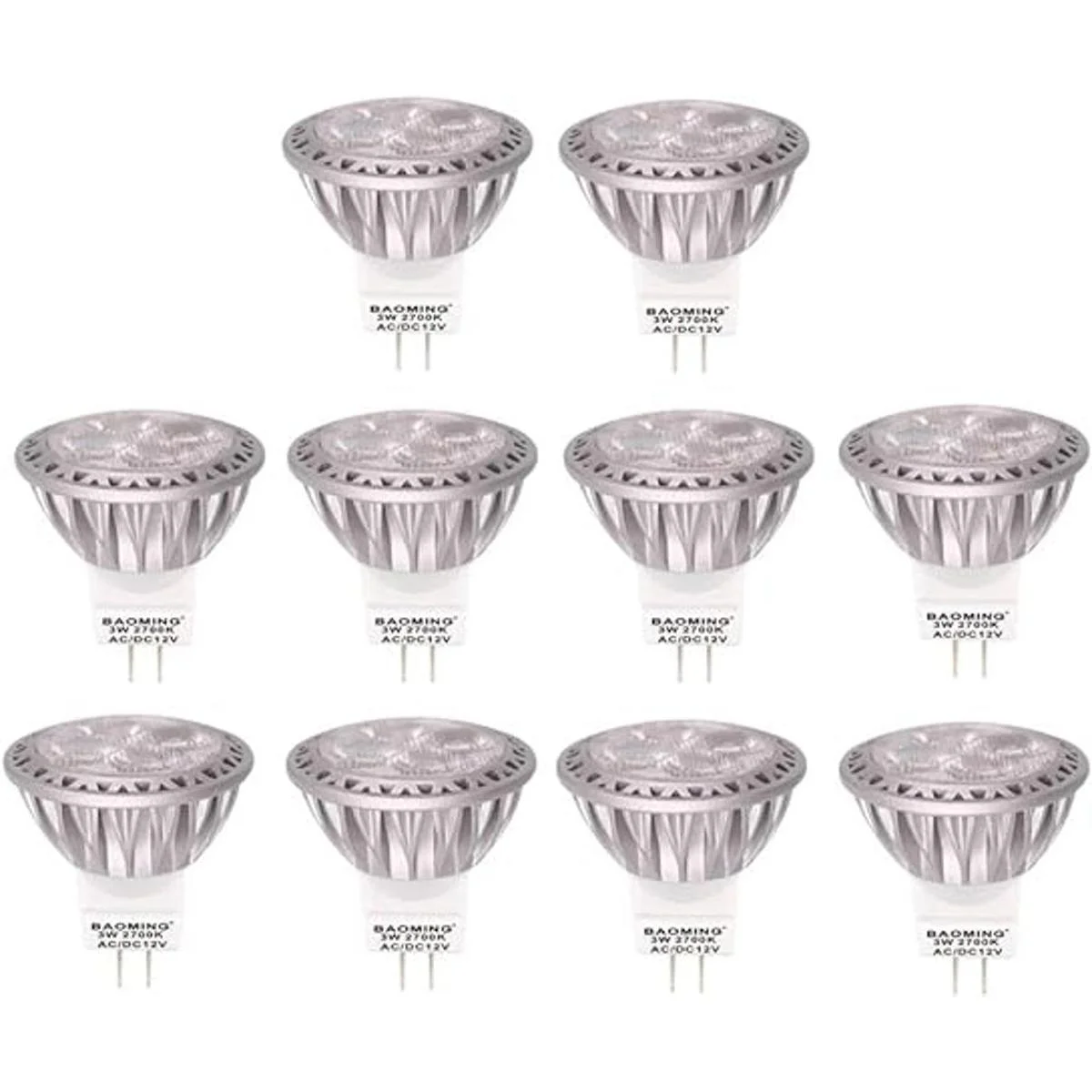 BAOMING MR11 Bombilla LED GU4 20 W35 W equivalente a