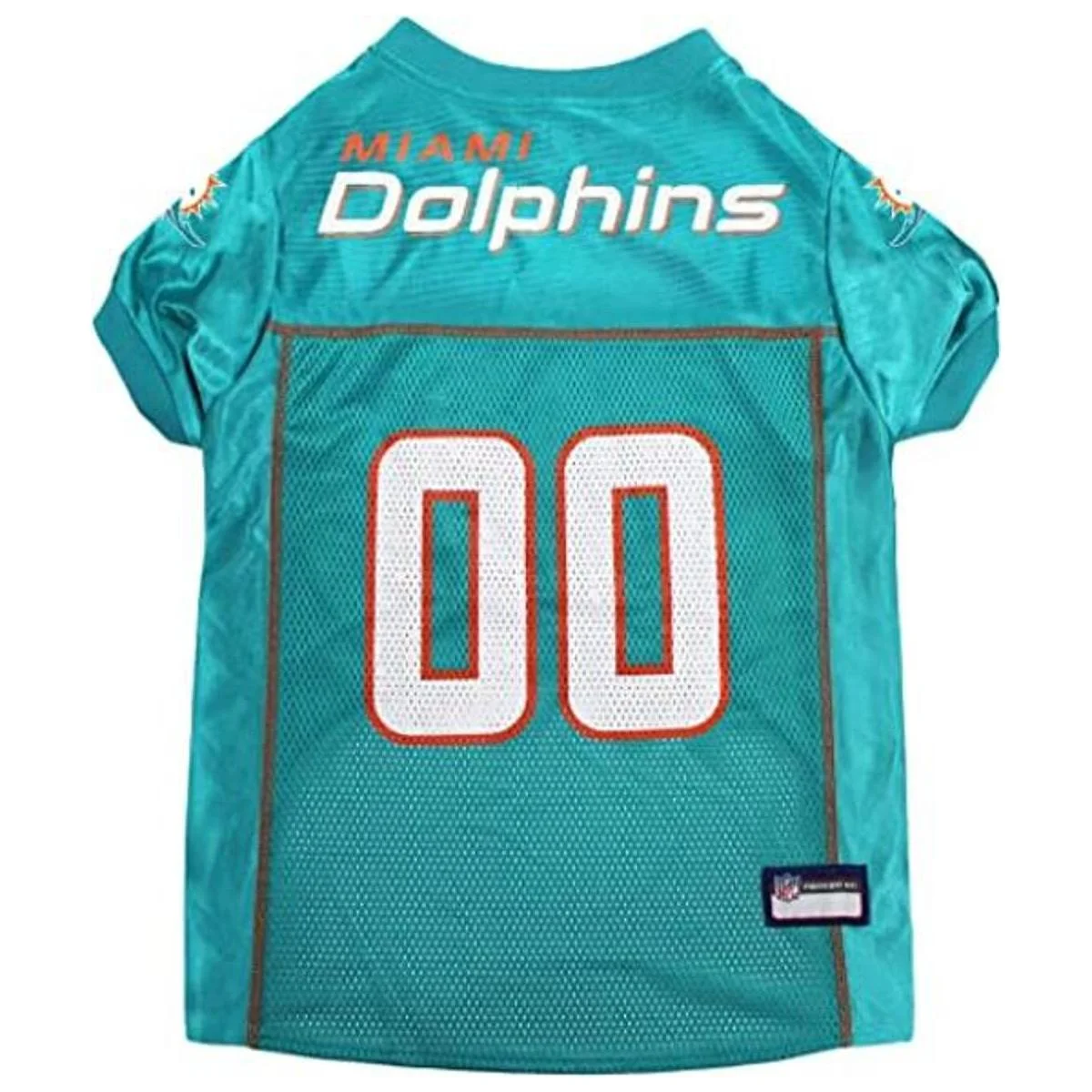 Pets First Miami Dolphins Mesh Jersey for Dogs_1