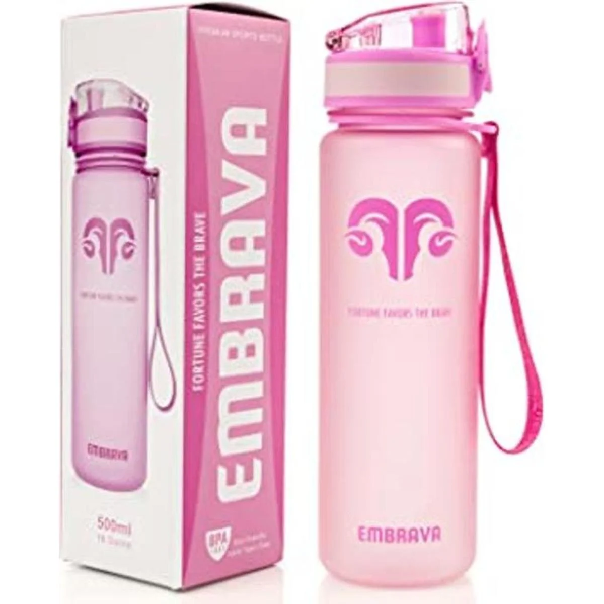 Botella de agua para deportes ecológica y sin BPA con_1