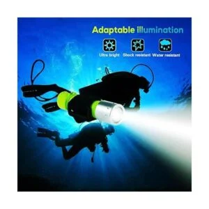 BlueFire Linterna de buceo profesional de 1100 lúmenes_3