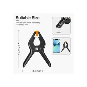 EMART Abrazaderas de resorte de muselina resistentes_2