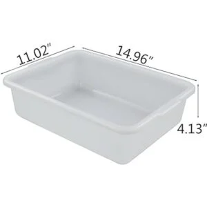 HOMMP 8 cuartos de galón blanco pequeño de autobús